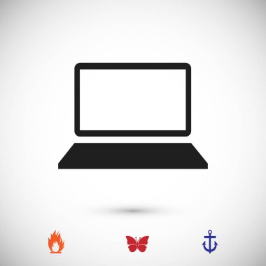 Bilgisayar Düz Simgesi