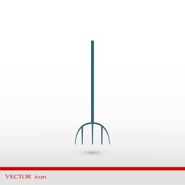 Bahçe çatal simgesi