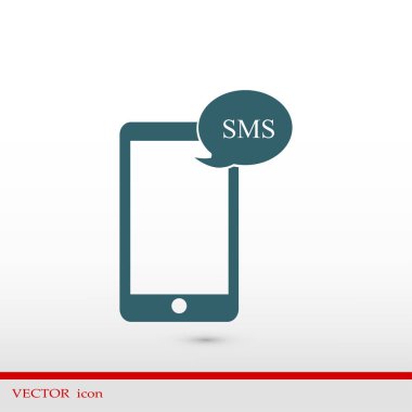 Cep telefonu sms simgesi