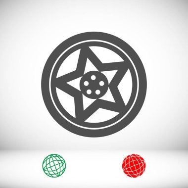 tekerlek işareti simgesi