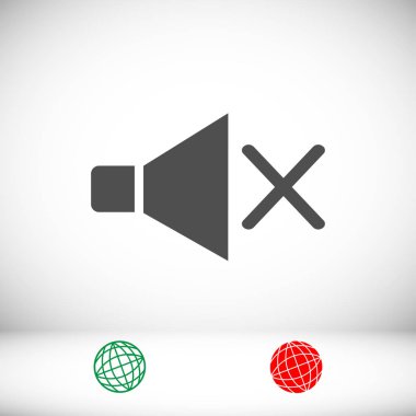 düz hoparlör simgesi