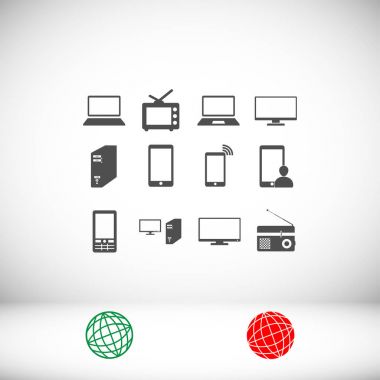 iletişim aygıt simgeleri