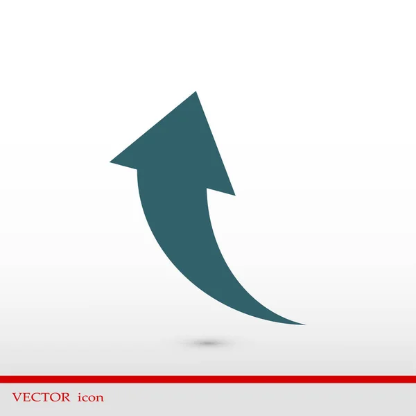 Signo de flecha icono — Vector de stock
