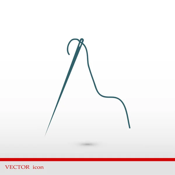 Needle flat icon — Stock Vector