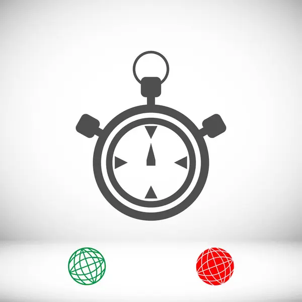 Chronomètre Flat Icon — Image vectorielle