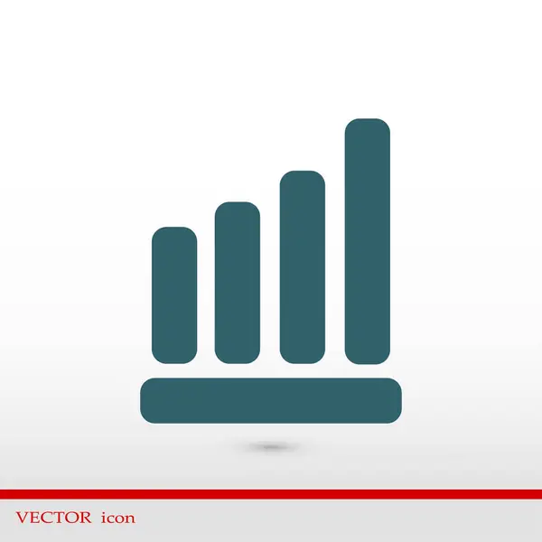 Ícone de sinal gráfico — Vetor de Stock