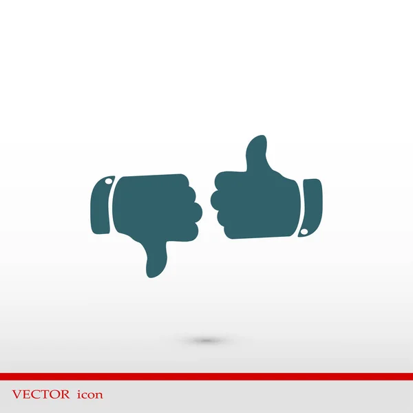 Thumbs up sign icon — Stock Vector