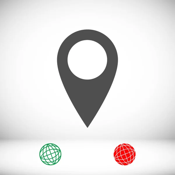 Mapa ubicación icono — Archivo Imágenes Vectoriales