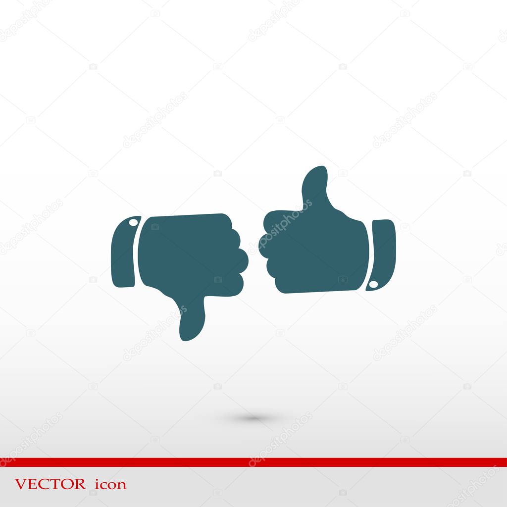 thumbs up sign icon