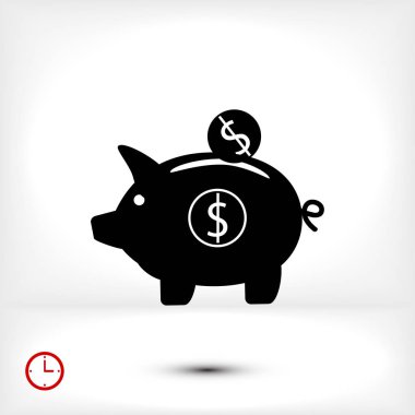 Domuz kumbarası simgesi 