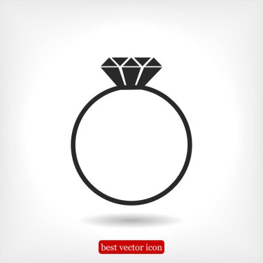 Elmas yüzük simgesi