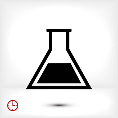 laboratuvar cam simgesi