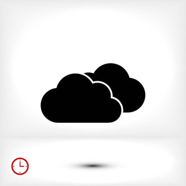 Hava bulutlar simgesi