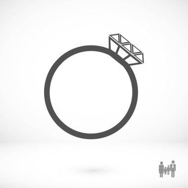 Elmas yüzük simgesi