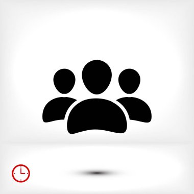 Erkekler düz simgeler