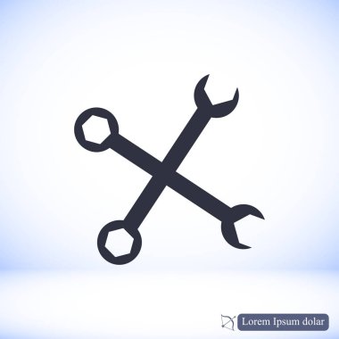 onarım düz simgesi