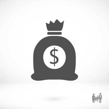 basit çanta simgesi