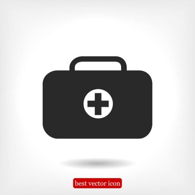 ilk yardım çantası simgesini