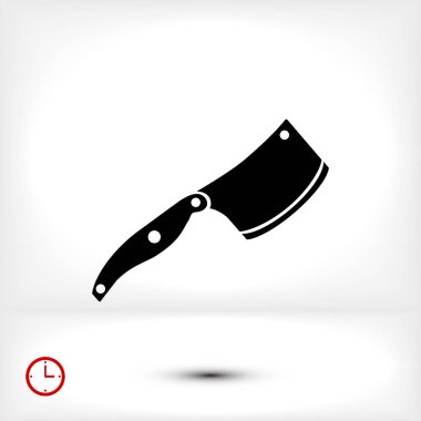 Bıçak düz simgesi
