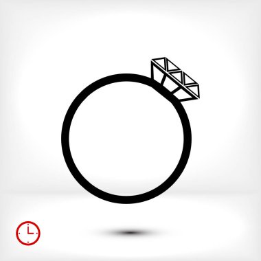 Elmas yüzük simgesi