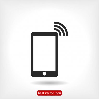 Telefon Düz Simgesi