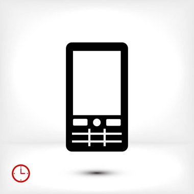 Telefon Düz Simgesi