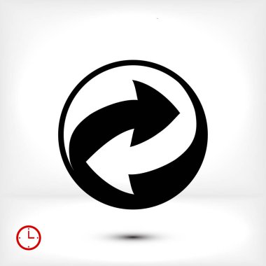 geri dönüşüm işareti simgesi 