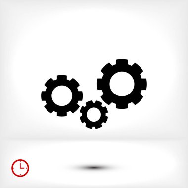 Basit dişli simgesini