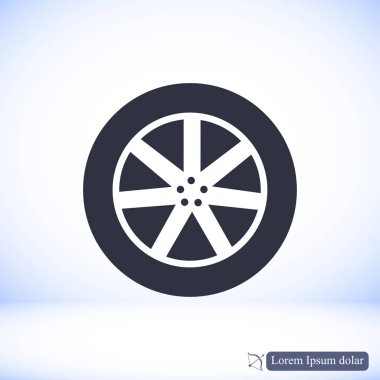 araba tekerlek simgesi