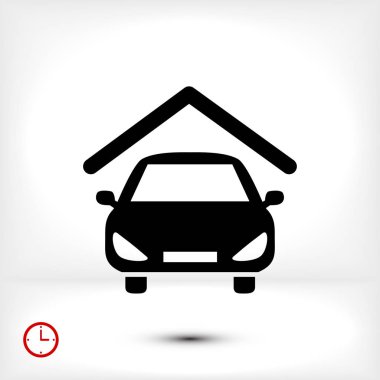 Arabayı düz simgesi