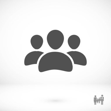 Erkekler düz simgeler