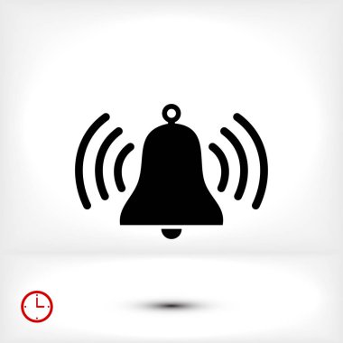 zil zil düz simgesini