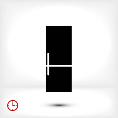 Buzdolabı düz simgesi