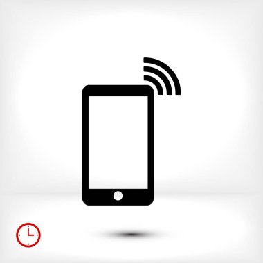 Telefon Düz Simgesi