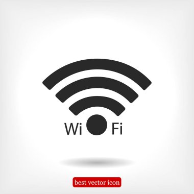 Wi-Fi basit simgesi