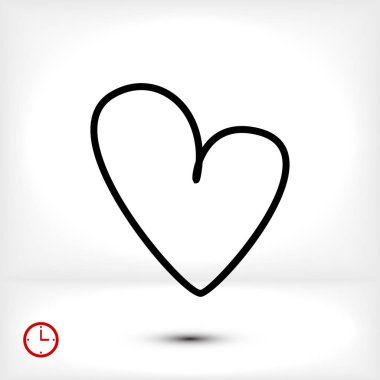 basit kalp simgesi
