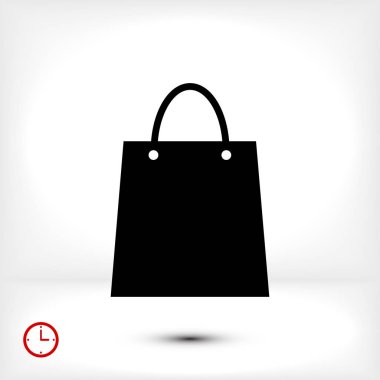 basit çanta simgesi
