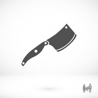 Bıçak düz simgesi