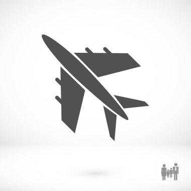 Basit uçak simgesi