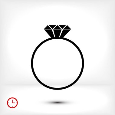 Elmas yüzük simgesi