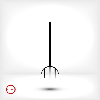 Bahçe çatal simgesi