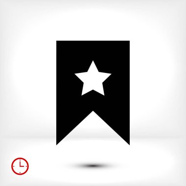 Yıldız simgesi ile bayrak