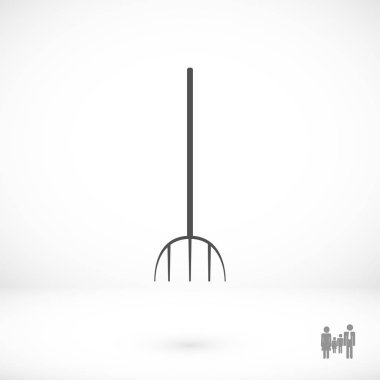 Bahçe çatal simgesi