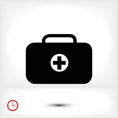 ilk yardım çantası simgesini