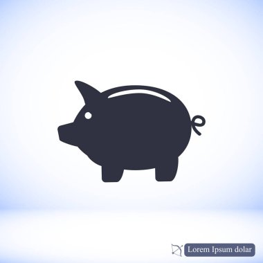 Domuz kumbarası simgesi 