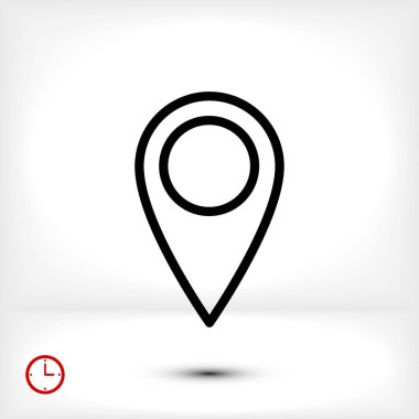 Harita PIN Internet simgesi