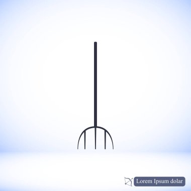 Bahçe çatal simgesi