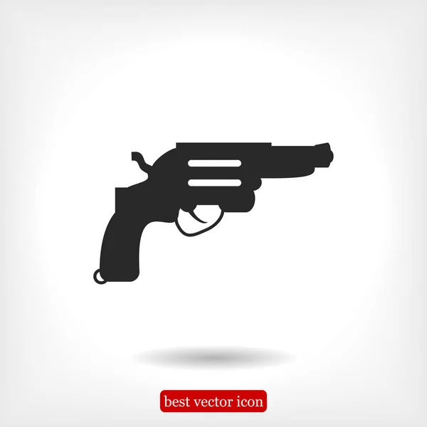 Иконка револьвера — стоковый вектор