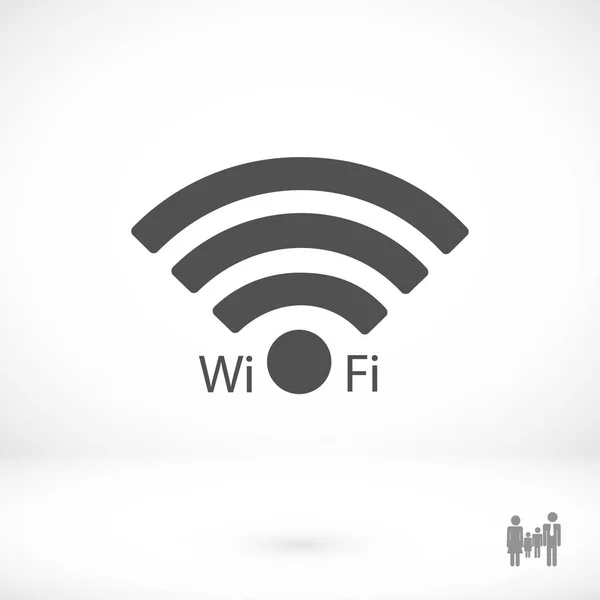 Wi-Fi semplice icona — Vettoriale Stock