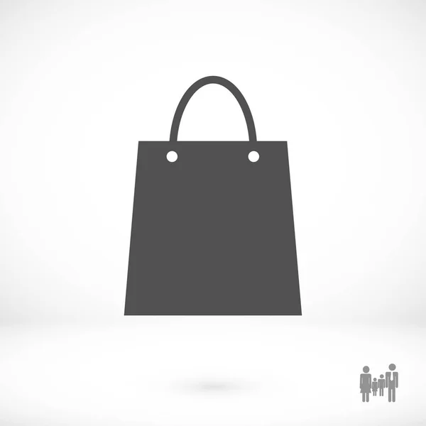 Icono de bolsa simple — Vector de stock